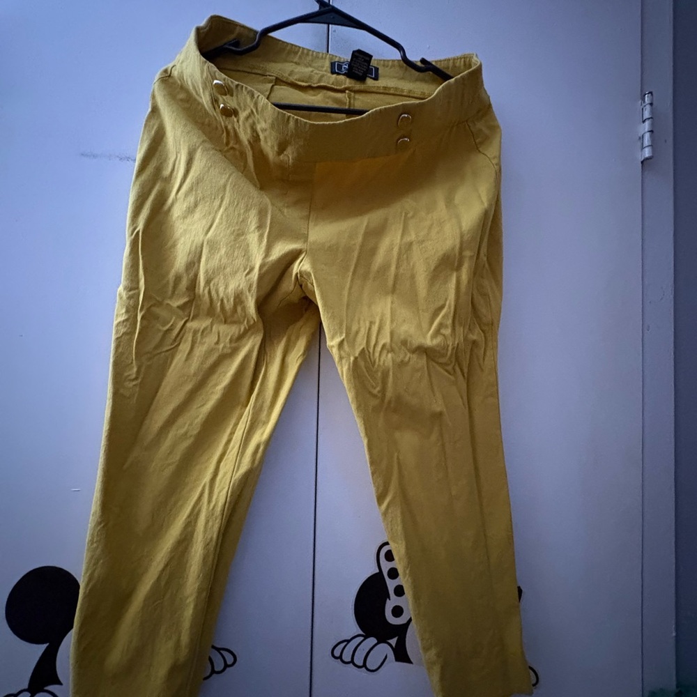 New York Clothing Yellow Pants